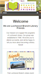 Mobile Screenshot of lochwoodlibraryfriends.org